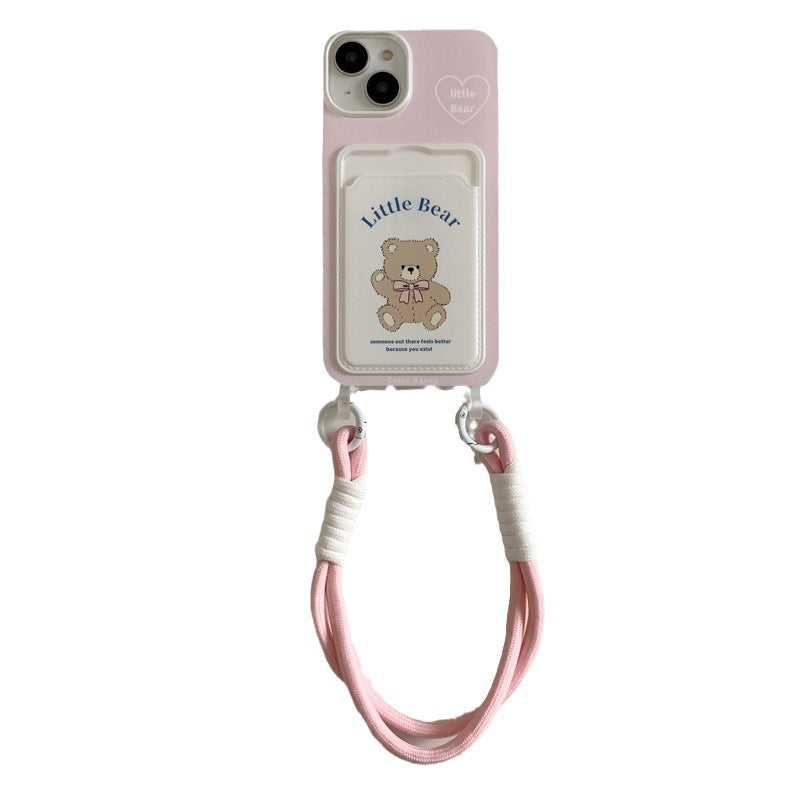 Card Holder Lanyard Phone Case Cartoon