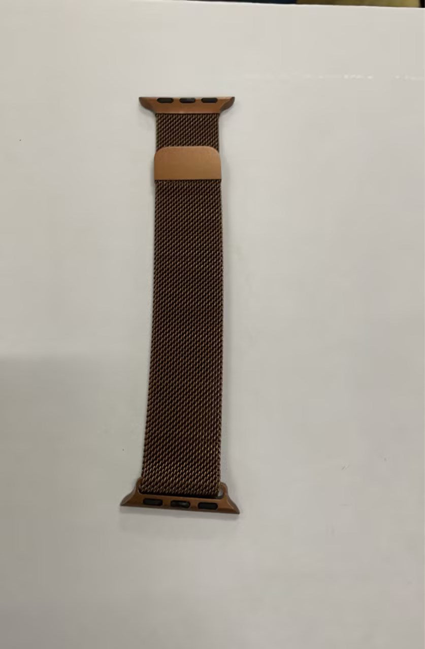 Stainless steel mesh bracelet with Milanese loop metal watch strap for Apple Watch 38/40/42/44mm