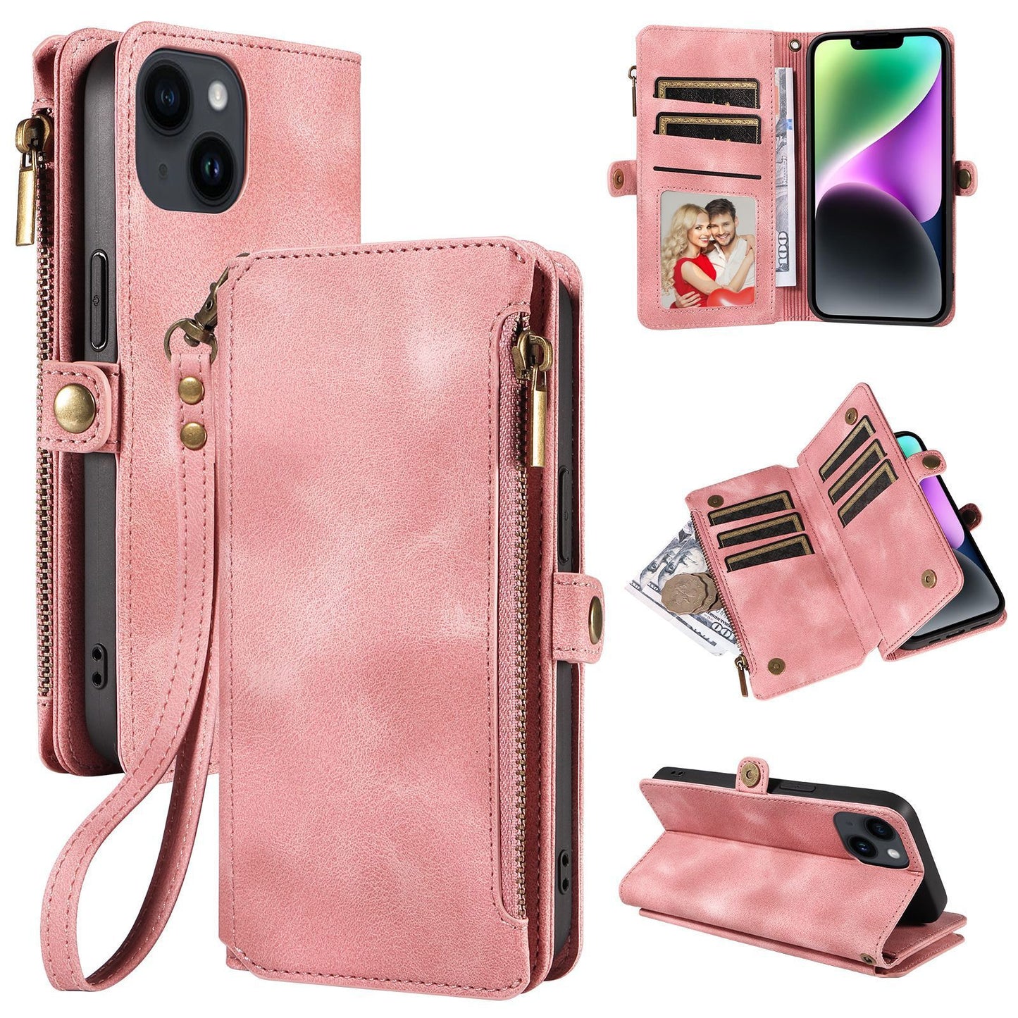 Anti-fall Leather Case Phone Case Flip Wallet