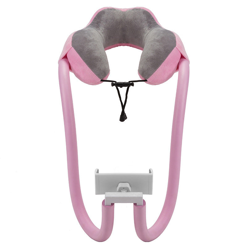 Cervical spine neck pillow mobile phone holder