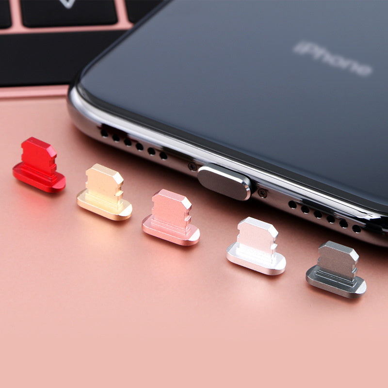 Aluminum Dust Plug for iPhone Charging Port