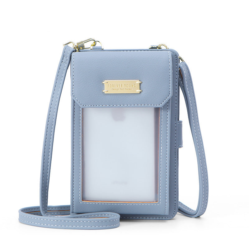 lady's neck mobile phone bag wallet