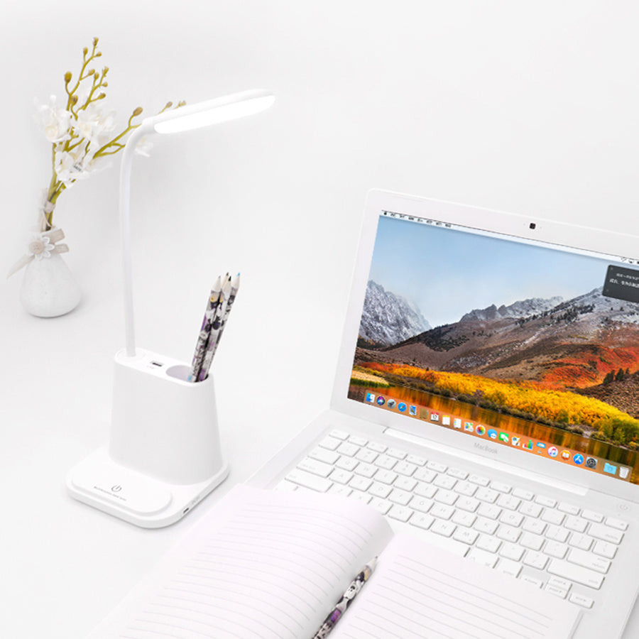 LED Rechargeable USB Desk Lamp Phone Stand