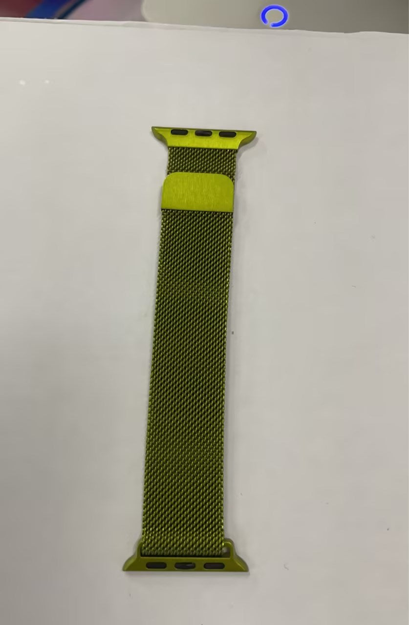 Stainless steel mesh bracelet with Milanese loop metal watch strap for Apple Watch 38/40/42/44mm