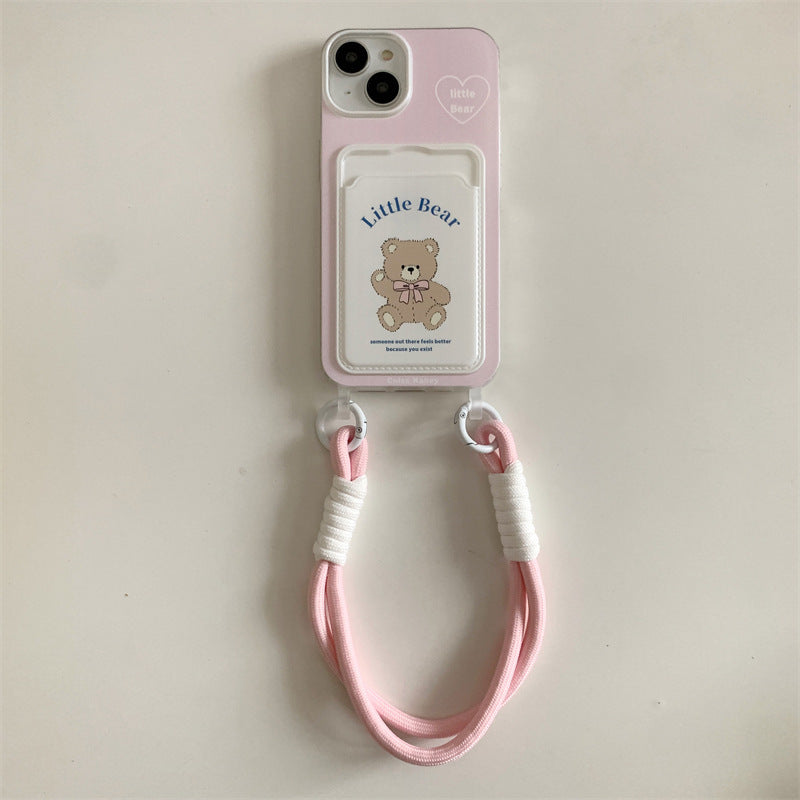 Card Holder Lanyard Phone Case Cartoon