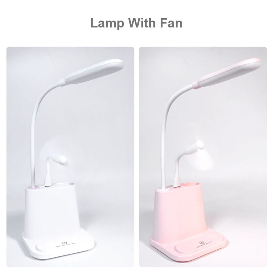 LED Rechargeable USB Desk Lamp Phone Stand