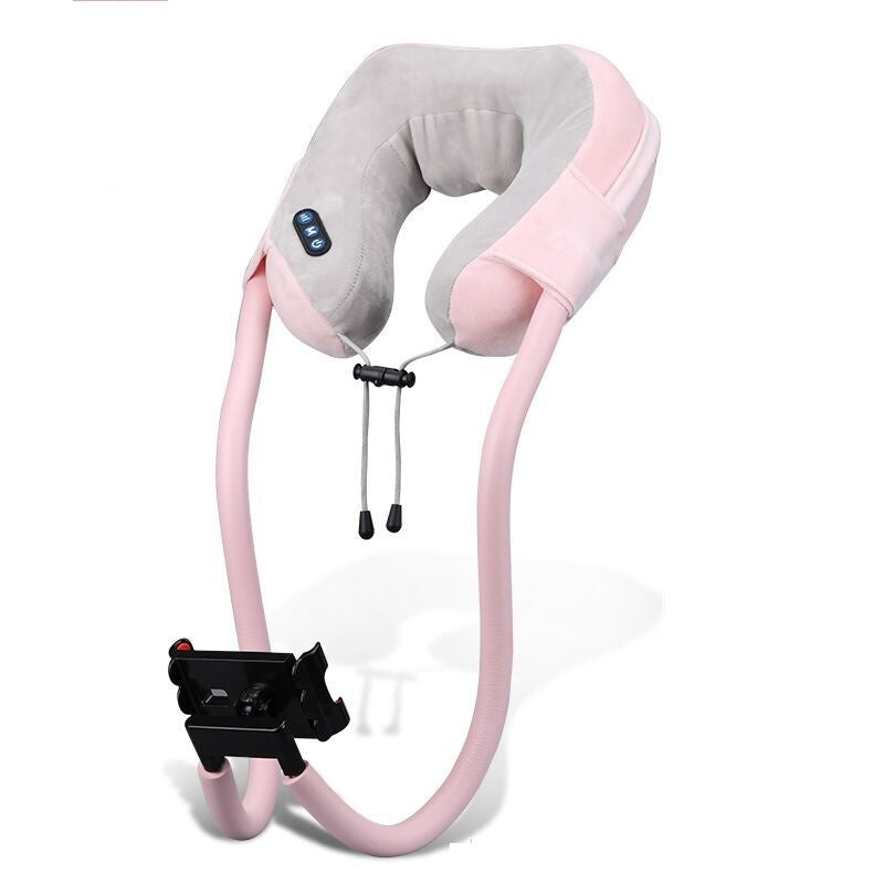 Cervical spine neck pillow mobile phone holder