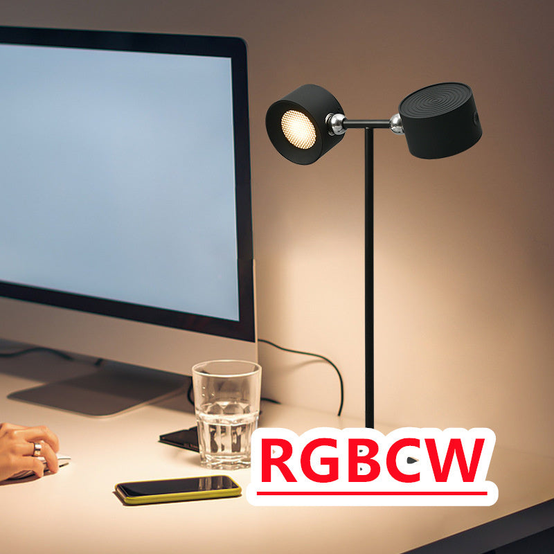 LED Desk Lamp with Magnetic Base, 360° Rotation & Touch Control
