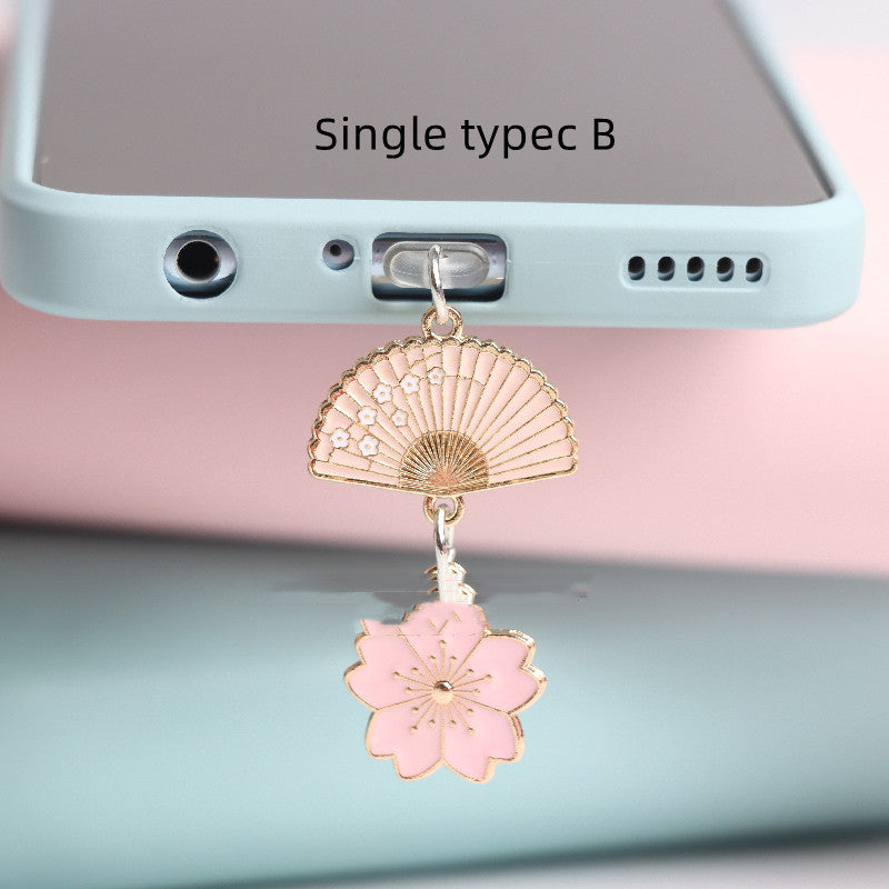 Super cute dust plug charm for iPhone Type C