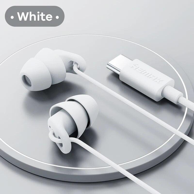Noise-Canceling MINI In-Ear Silicone USB C earphones