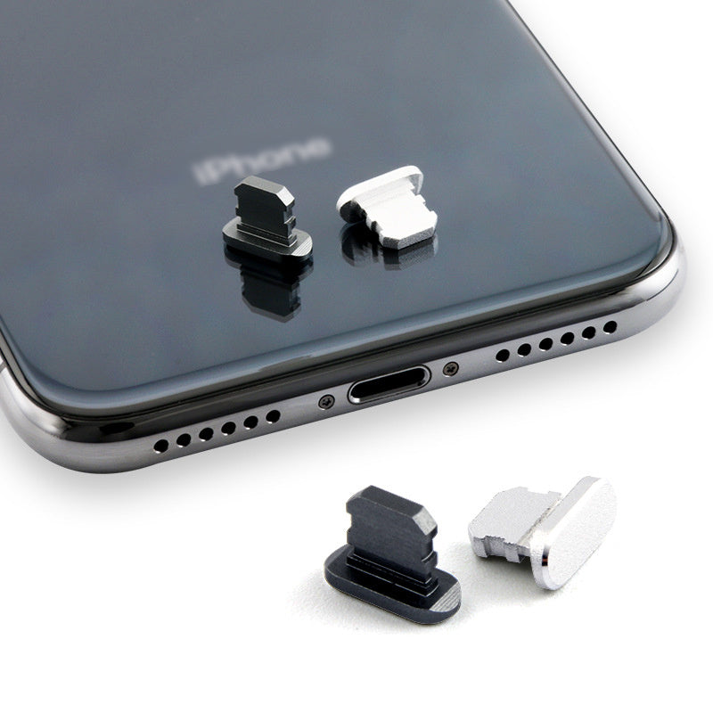 Aluminum Dust Plug for iPhone Charging Port