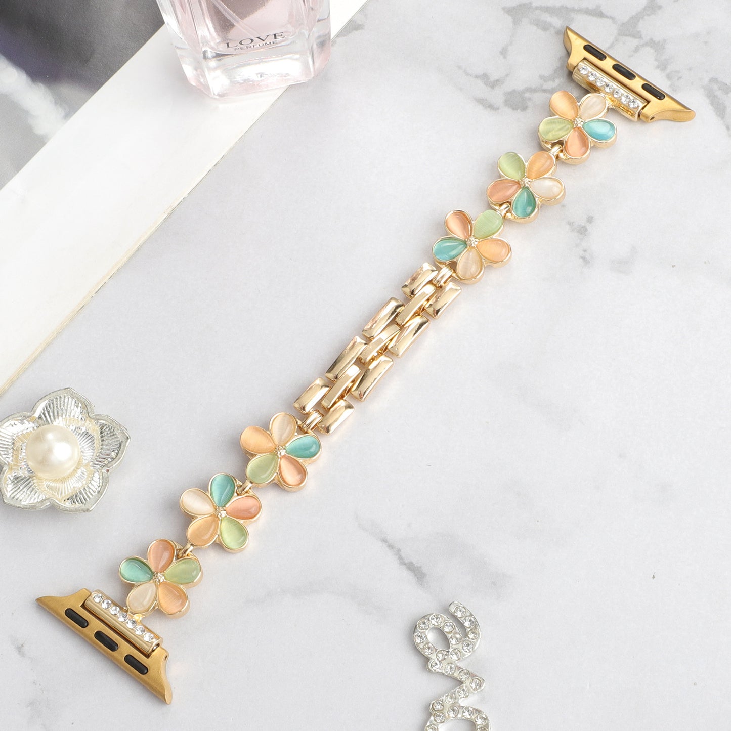 Parthenocissus Grass Metal Chain Strap
