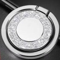 Metal ring holder with glitter plating - 360° rotating MagSafe grip stand