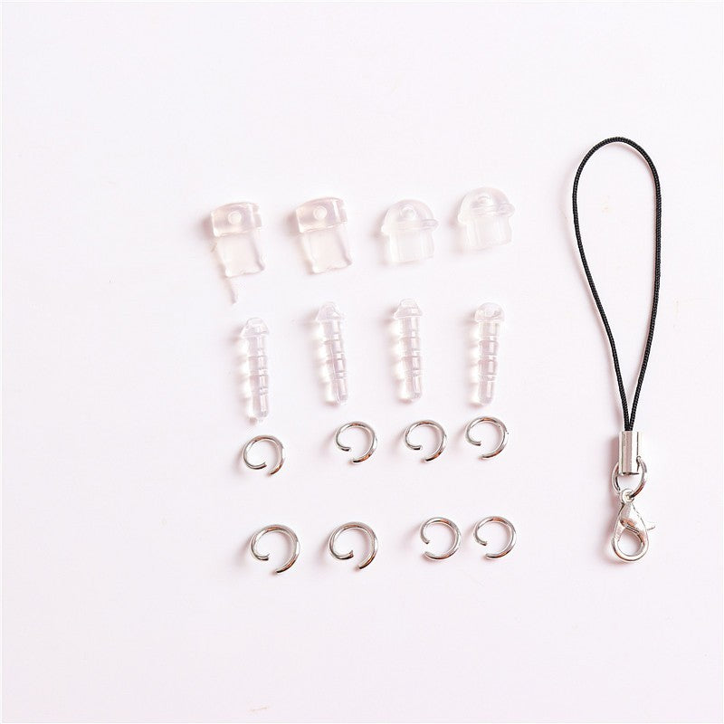Set of DIY Accessories Phone Headset Hole Dust Plugs