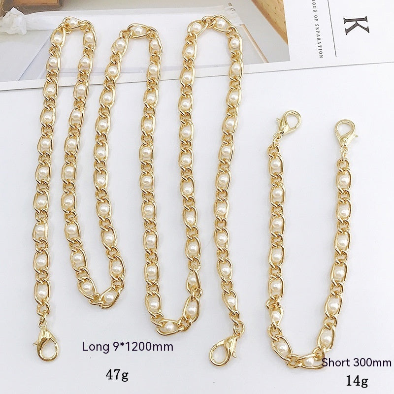 New Pearl Chain Diy Phone Case Ornament Bag Shoulder Strap Crossbody