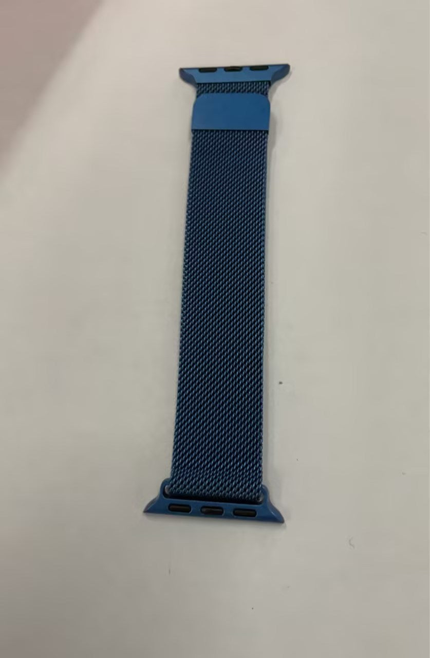 Stainless steel mesh bracelet with Milanese loop metal watch strap for Apple Watch 38/40/42/44mm