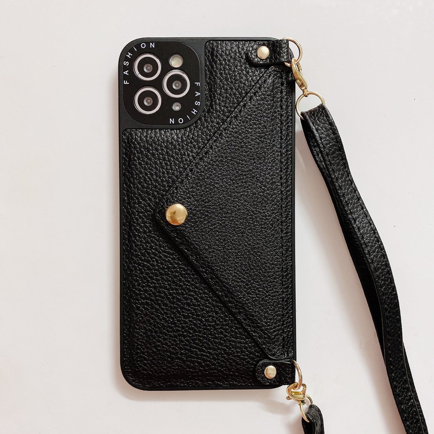 Card Wallet Phone Case With Lanyard