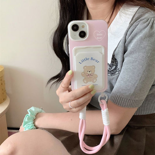 Card Holder Lanyard Phone Case Cartoon