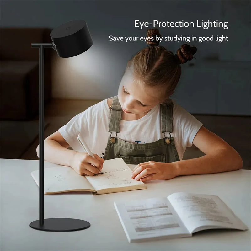 LED Desk Lamp with Magnetic Base, 360° Rotation & Touch Control