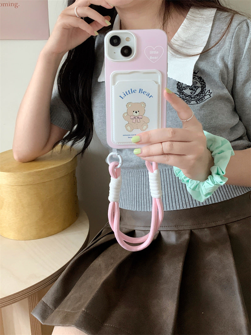 Card Holder Lanyard Phone Case Cartoon