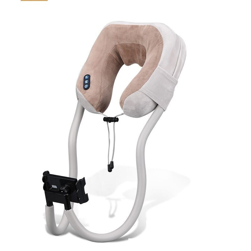 Cervical spine neck pillow mobile phone holder