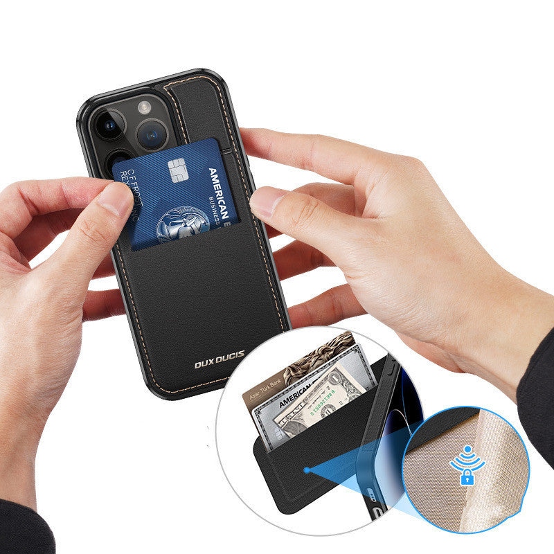 Magnetic Card Holder Phone Case Protective Sleeve