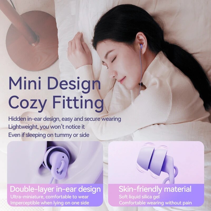 Noise-Canceling MINI In-Ear Silicone USB C earphones