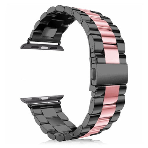 Metal Watch Strap Bracelet with Three Beads for Apple Watch 38mm/42mm