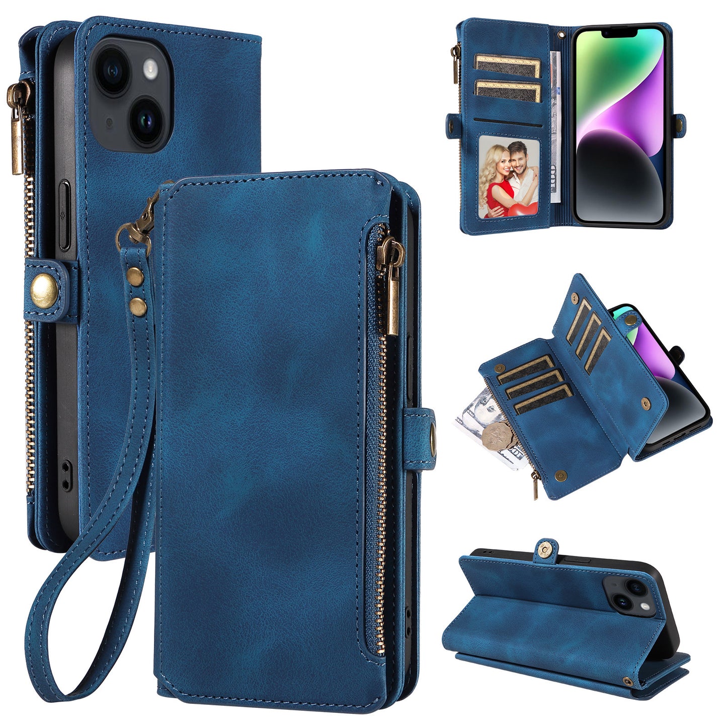 Anti-fall Leather Case Phone Case Flip Wallet