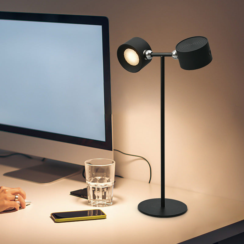 LED Desk Lamp with Magnetic Base, 360° Rotation & Touch Control