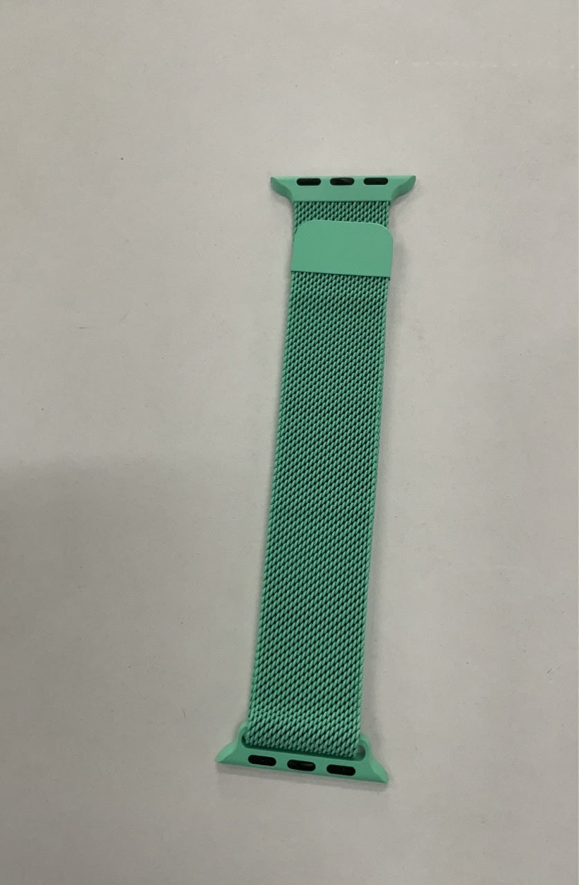 Stainless steel mesh bracelet with Milanese loop metal watch strap for Apple Watch 38/40/42/44mm