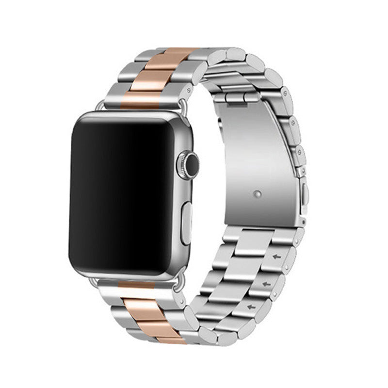 Apple Watch metal strap in silver, gold, rose gold, black