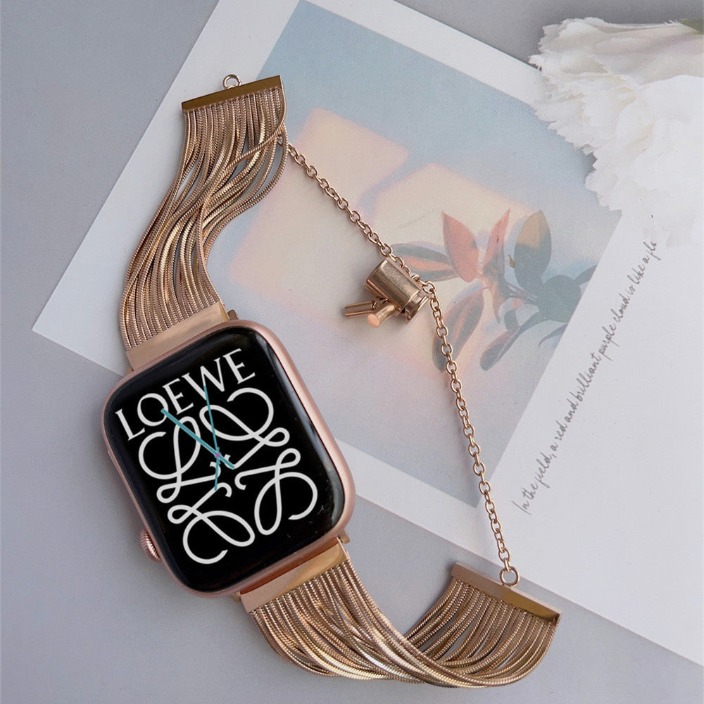Tassel metal strap for Apple Watch Ultra 2 and other models