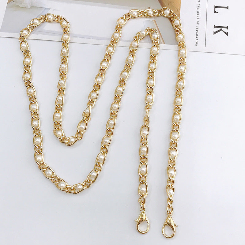 New Pearl Chain Diy Phone Case Ornament Bag Shoulder Strap Crossbody
