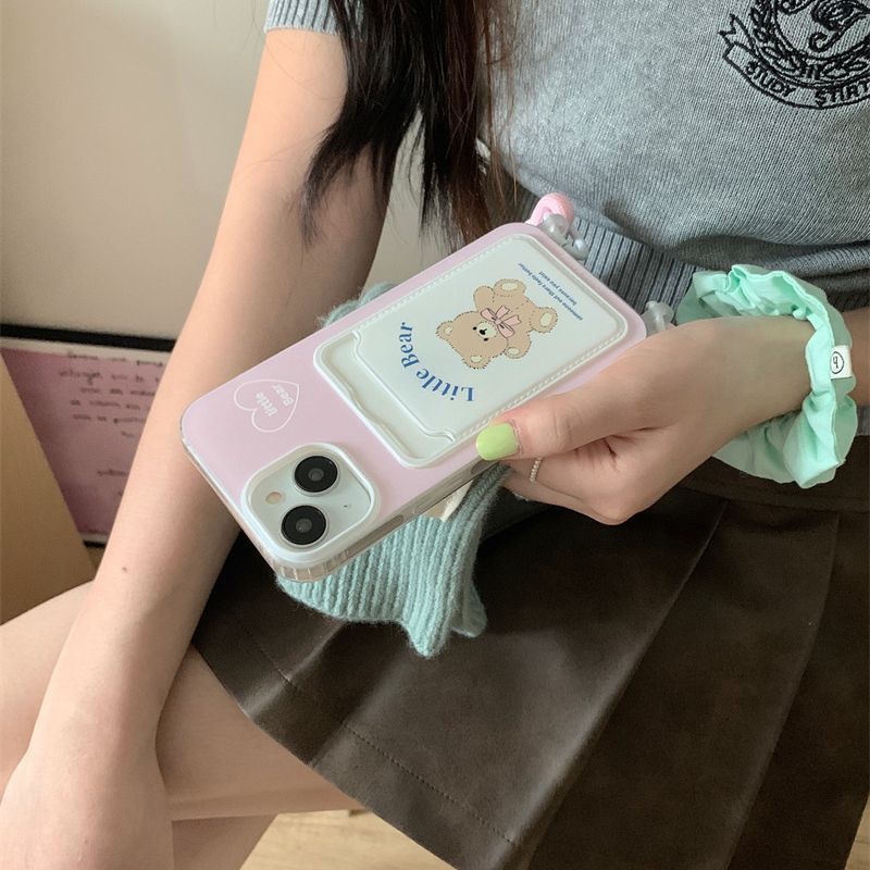 Card Holder Lanyard Phone Case Cartoon