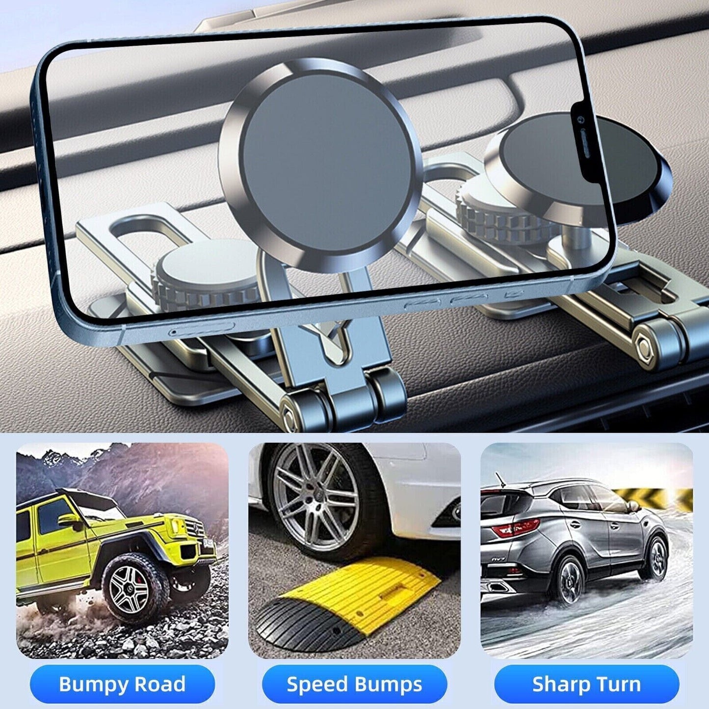360° Magnetic Car Phone Holder