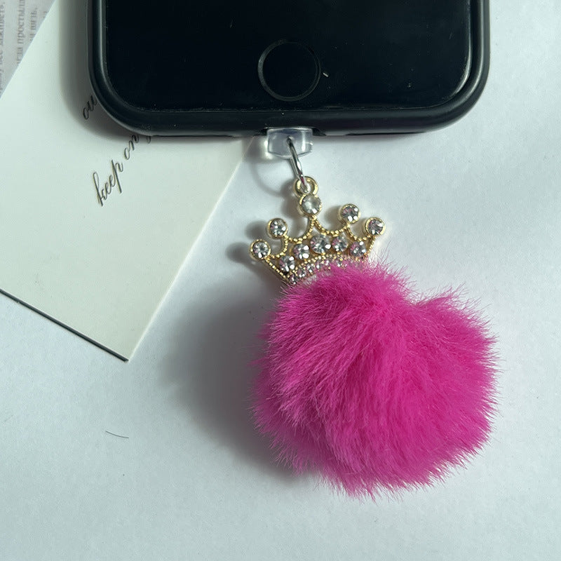 Mobile Phone Charging Port Dust Protection Cap – Lightning Compatible USB-C Dust Plug Charm