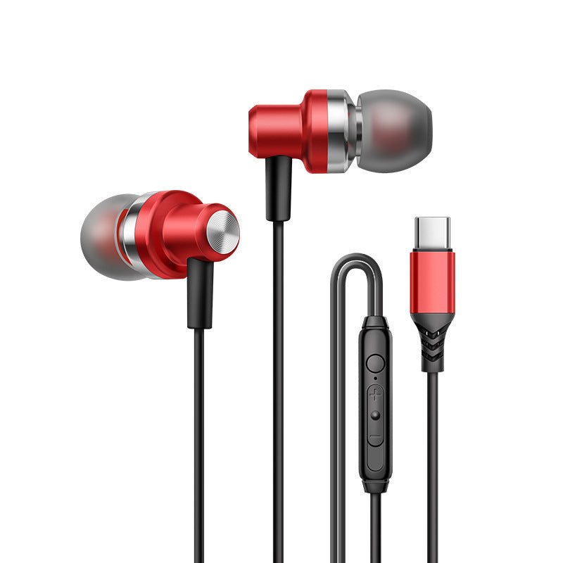 USB C Earphones – Durable Metal Wired In-Ear Design
