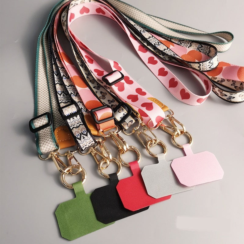 Beaded phone strap style crossbody accessory for women