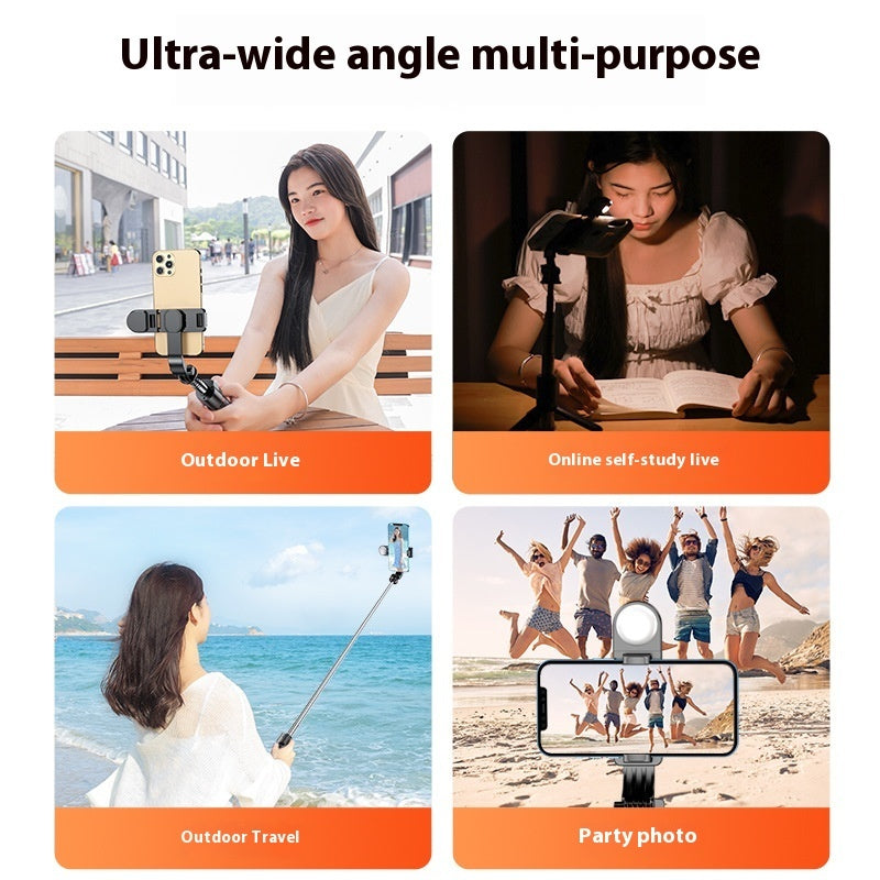 Selfie Stick Camera Bluetooth Floor Tripod
