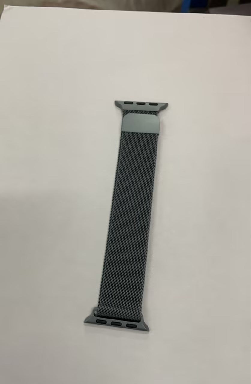 Stainless steel mesh bracelet with Milanese loop metal watch strap for Apple Watch 38/40/42/44mm