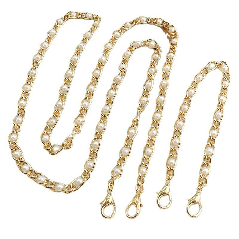 New Pearl Chain Diy Phone Case Ornament Bag Shoulder Strap Crossbody