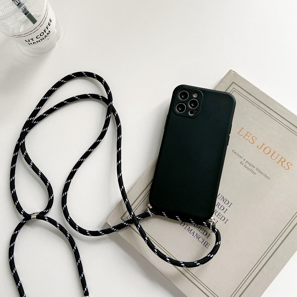 Cell phone strap holder case designed for iPhone 6 to 14 Pro Max