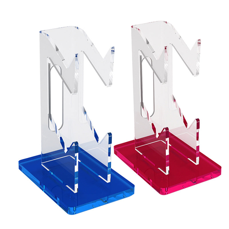 Sleek clear acrylic stand for controllers and headphones
