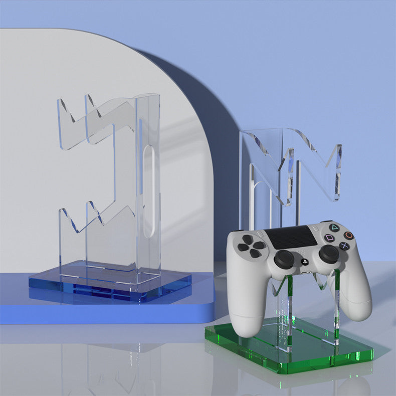 Game controller stand with non-slip base for desk setup