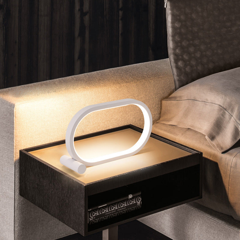 Cordless style table lamp with USB LED light for bedside and desk use