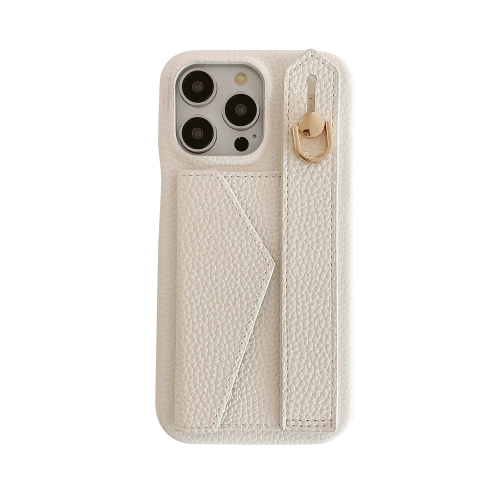 Crossbody wallet phone case with strap