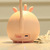 Portable desk lamp with USB charging port