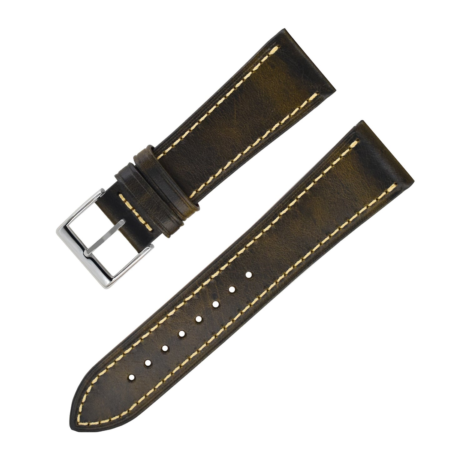 Soft Premium Leather Watch Strap – Sleek, Classy Design (20mm / 22mm / 24mm)