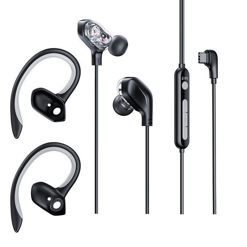 Durable in-ear USB-C earbuds with 1.2m cable